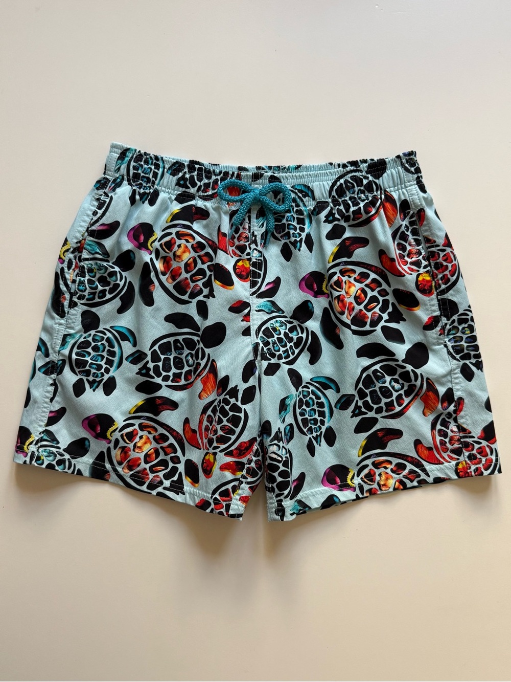 Vilebrequin Boys Screen Turtles Swim Trunks - Size 14Y